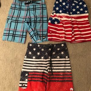 boys swim trunks collection size 14/16